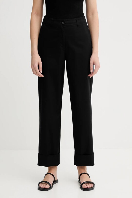 Marc O'Polo pantaloni drept negru 506034110243