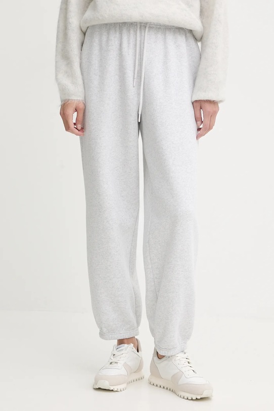 American Vintage spodnie dresowe melanż szary BAP05A