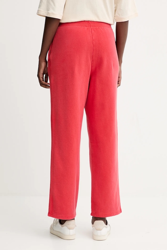 Odzież American Vintage spodnie dresowe bawełniane PLI05B czerwony