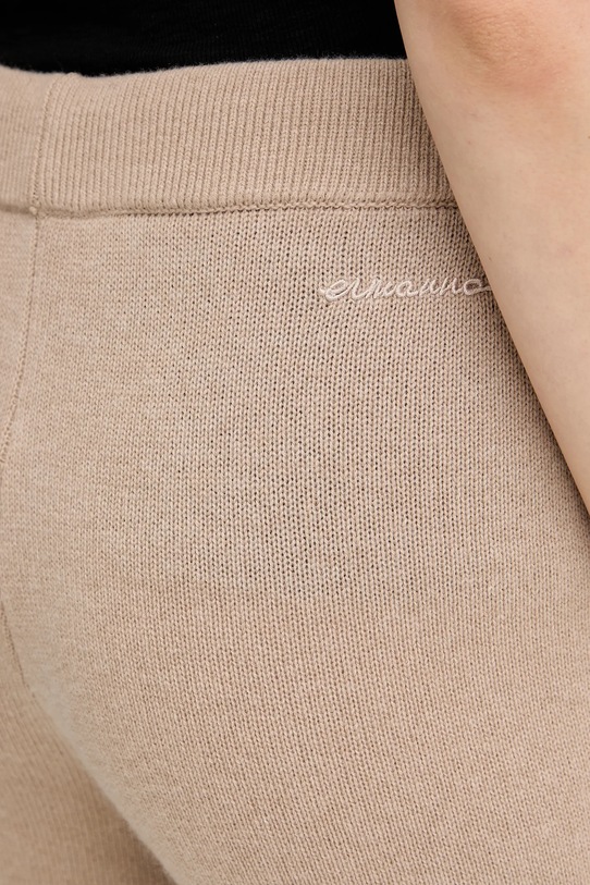 Ermanno Scervino spodnie wełniane beżowy 57TP033E52