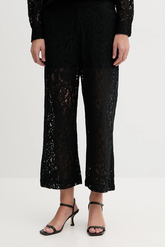 Dkny nadrág elasztánnal fekete DJ5P3081