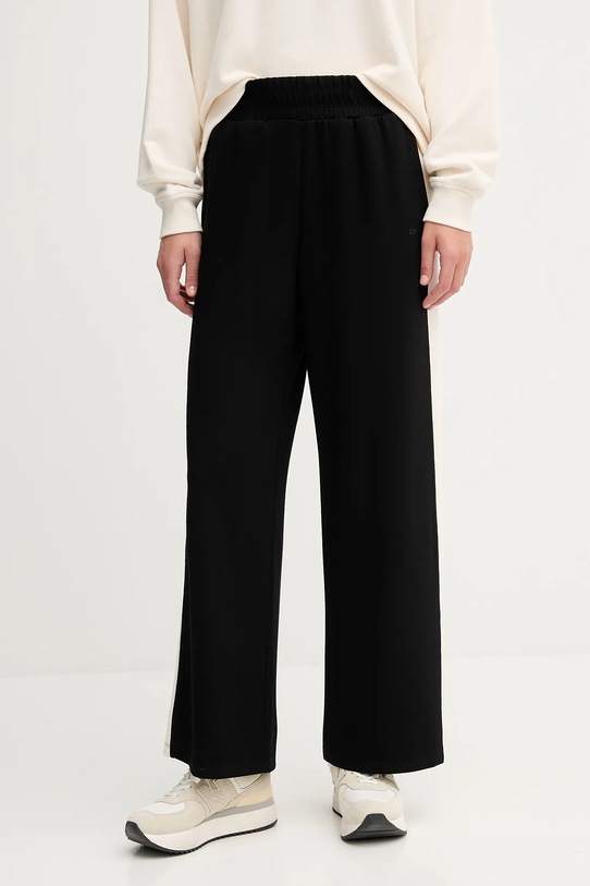 Dkny spodnie dresowe dzianina czarny DP5P3649
