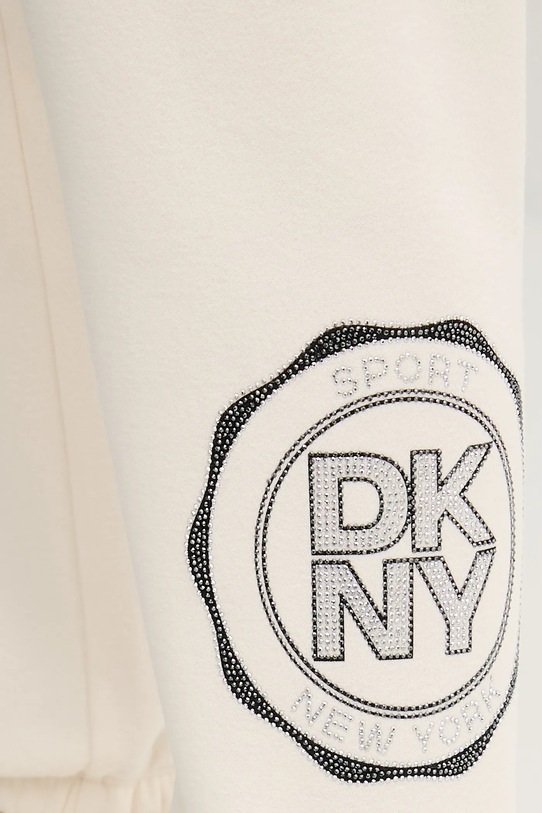 Dkny spodnie dresowe DP5P3667 beżowy