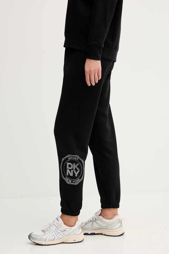 Dkny spodnie dresowe czarny DP5P3667