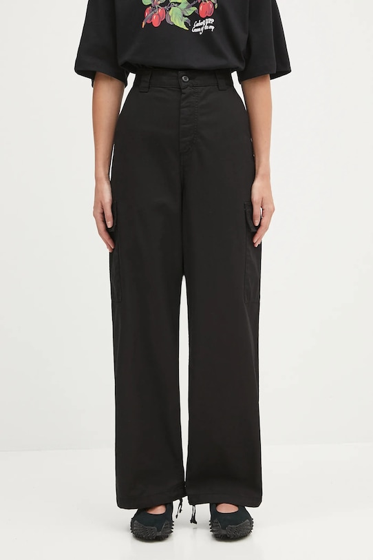 Carhartt WIP pantaloni de bumbac W' Kingston uni negru I035580.89GD