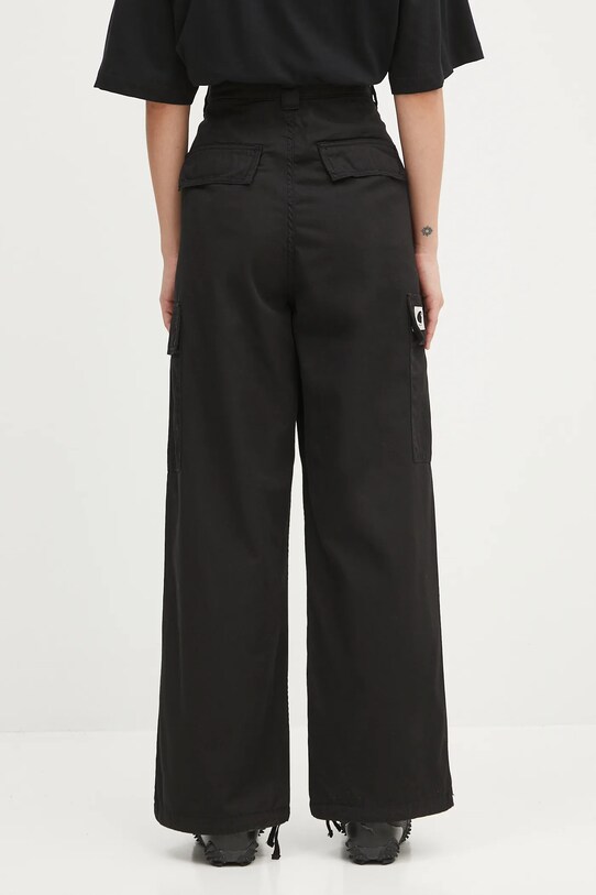 Îmbrăcăminte Carhartt WIP pantaloni de bumbac W' Kingston I035580.89GD negru