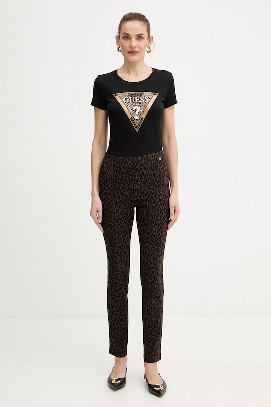 Guess pantaloni CRETA W5BB18.W2362 maro AW25