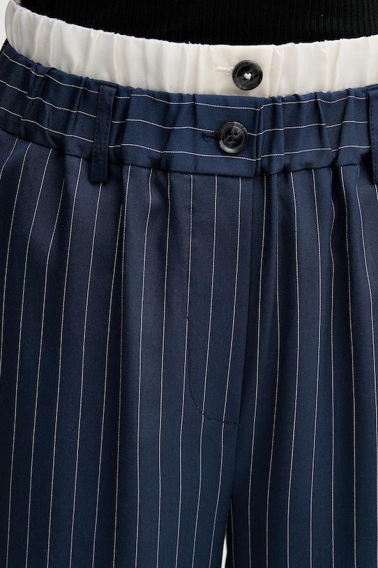 Παντελόνι Sisley σκούρο μπλε 4GNKLF07H