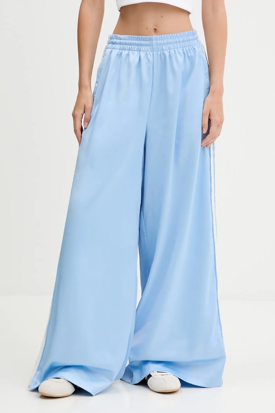 adidas Originals pantaloni de trening Wide Leg Pants albastru KC8814