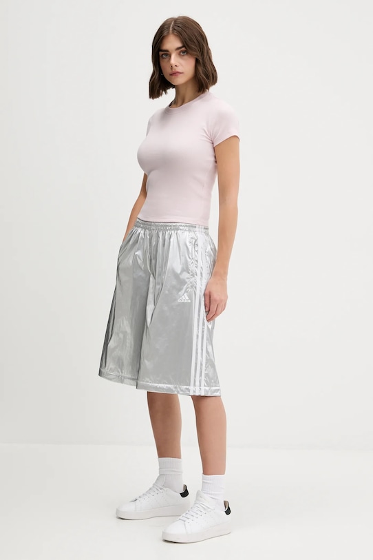 adidas Originals spodnie dresowe Ovzd Trackpants srebrny KE9785