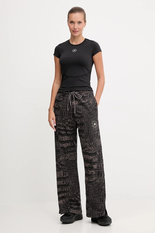 adidas by Stella McCartney pantaloni de trening JN2216 negru AW25