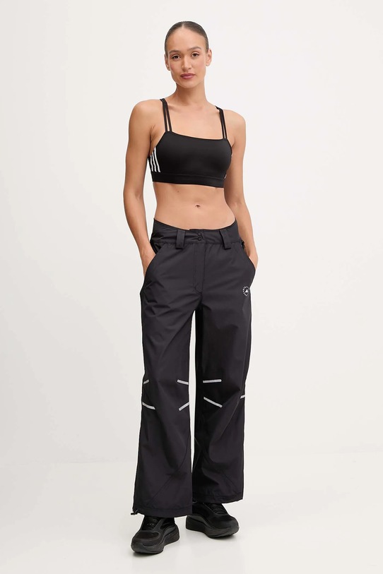 adidas by Stella McCartney spodnie treningowe JW2687 czarny AW25