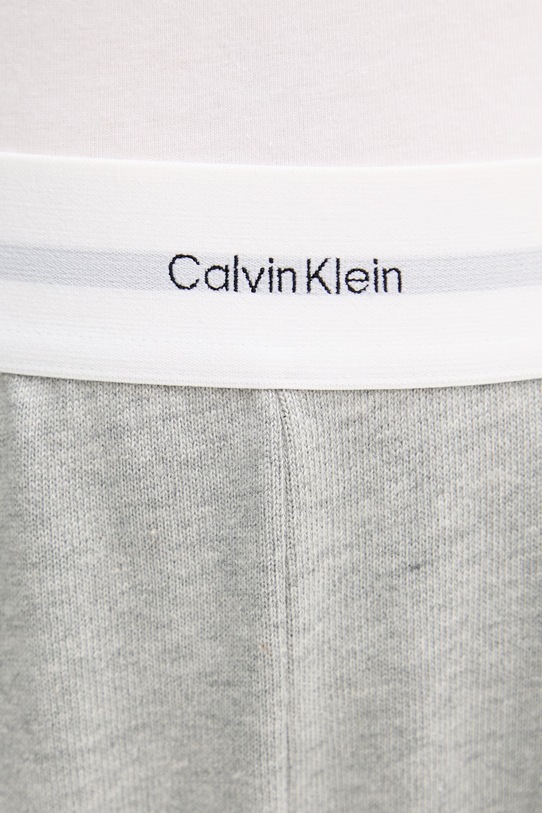Pamučni donji dio trenirke Calvin Klein Underwear siva LV00QS7518