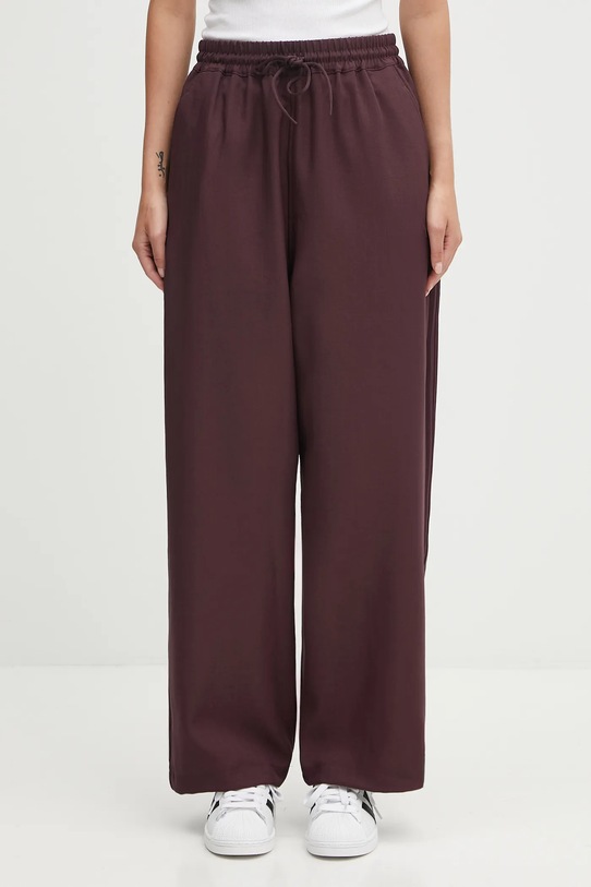 Y-3 joggers 3-Stripes Track Planet friendly maroon KA7070
