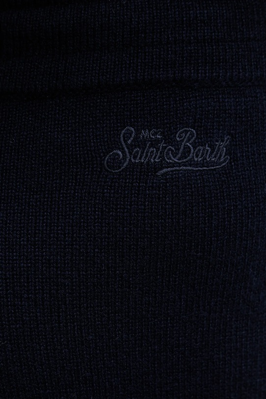 MC2 Saint Barth spodnie dresowe wełniane granatowy CBN0002