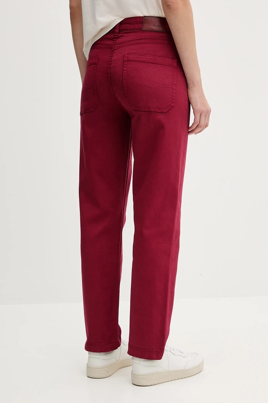 Odzież Pepe Jeans jeansy PL21000188 bordowy