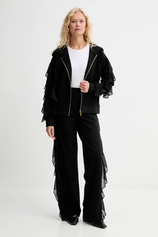 Twinset spodnie 252LI2NCC czarny AW25
