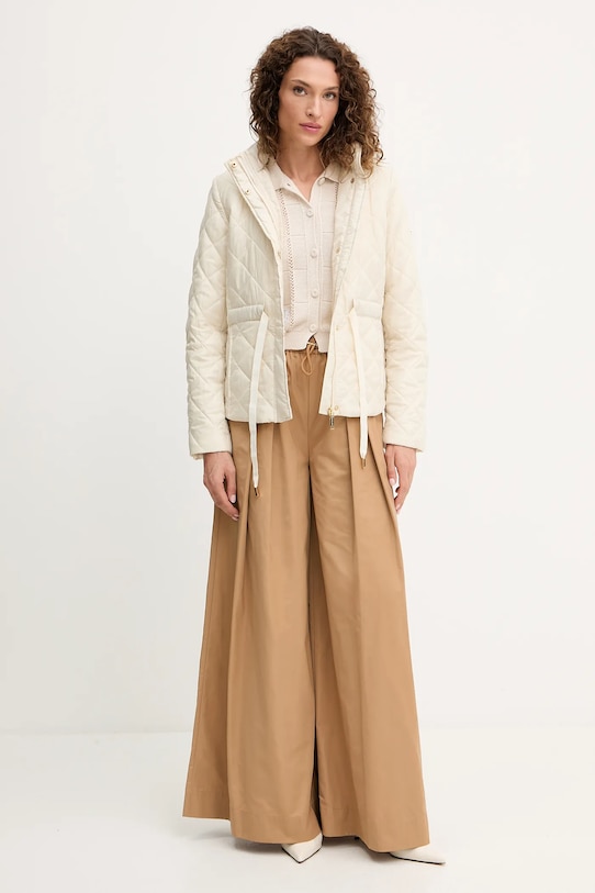 Παντελόνι Twinset 252LI2GBB καφέ AW25