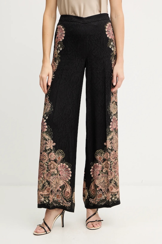 Twinset spodnie tkanina czarny 252TP2041