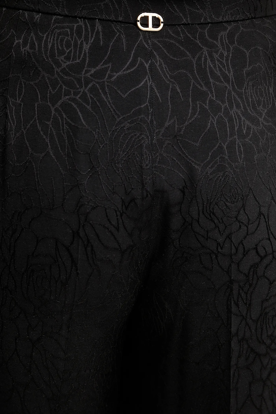 Twinset spodnie czarny 252TP2041