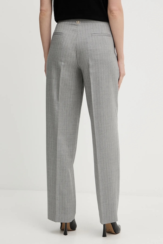 Îmbrăcăminte Twinset pantaloni din lână 252TP2632 gri