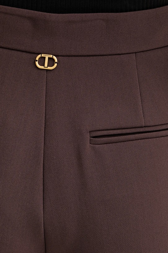 Twinset pantaloni marrone 252TT2381