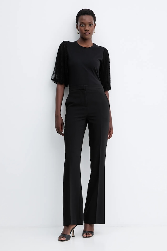 Twinset spodnie 252TT2232 czarny AW25