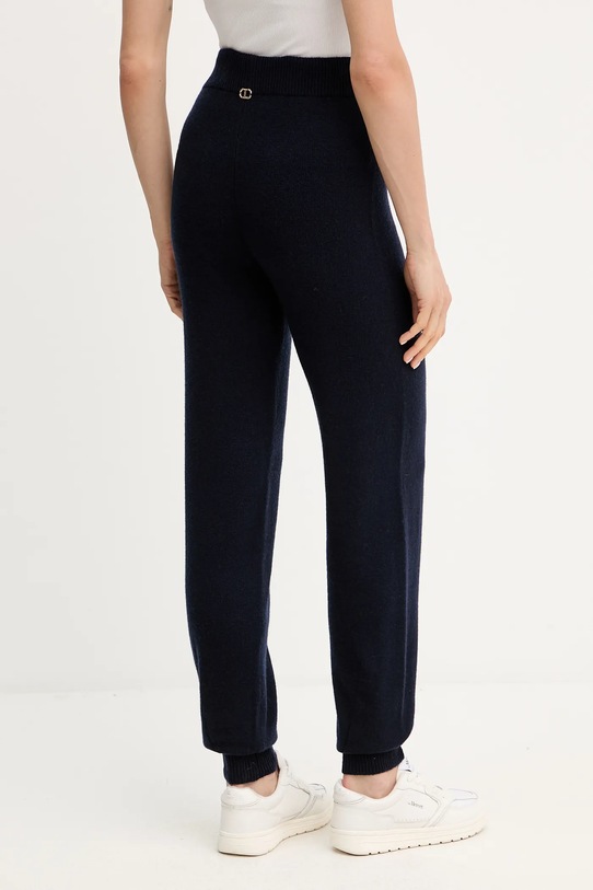 Oblečení Teplákové kalhoty s vlnou Twinset 252TT3352 námořnická modř