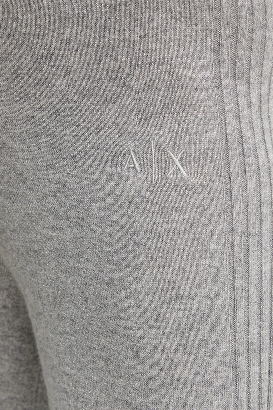 Hlače z dodatkom volne Armani Exchange siva XW001165.AF16181