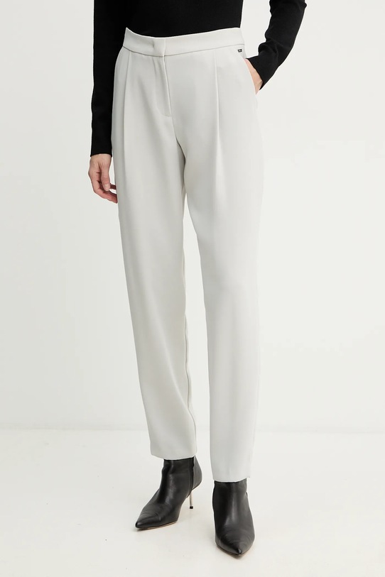 Armani Exchange spodnie tkanina szary XW001269.AF16151