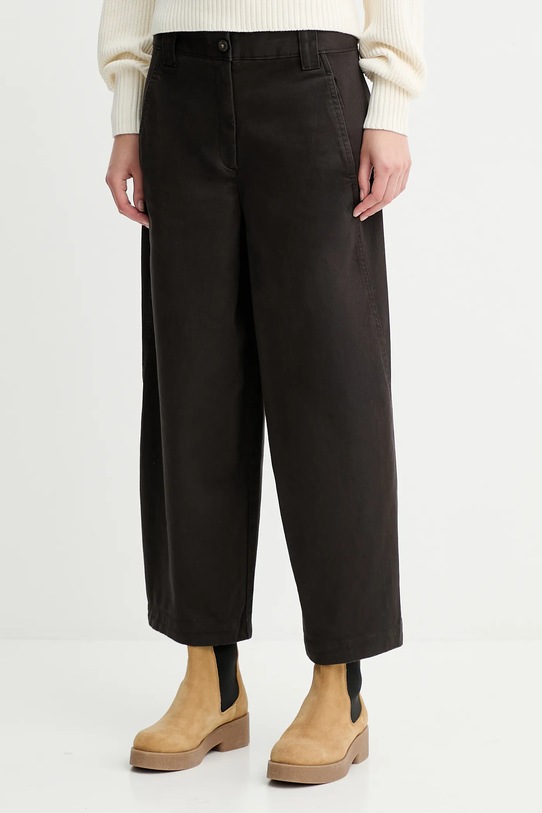 Calvin Klein Jeans spodnie z elastanem brązowy LV044D662G