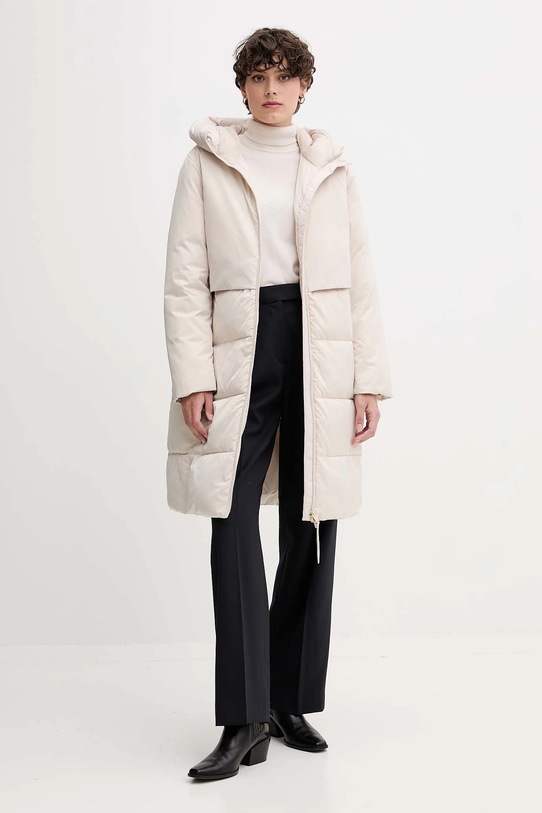 Tommy Hilfiger spodnie z dodatkiem wełny WW0WW48352 granatowy AW25