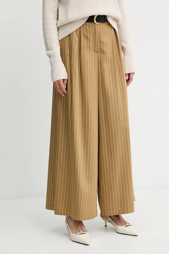 Штани MAX&Co. тканина бежевий 2526136071200