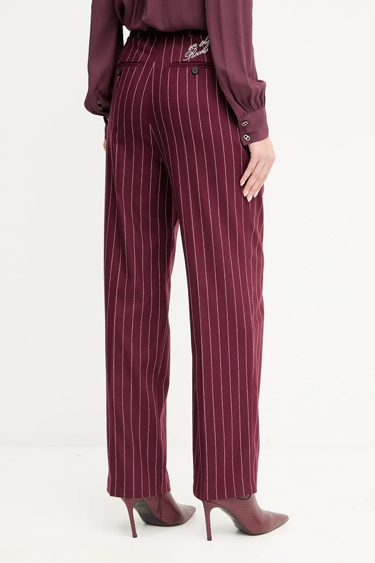 Oblečenie Vlnené nohavice MAX&Co. 2528136022200 burgundské