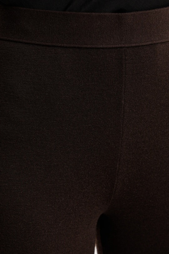 Vunene hlače Luisa Spagnoli smeđa 100103.LS