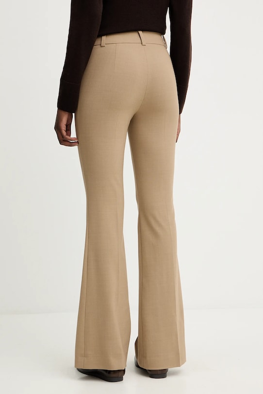 Odzież Luisa Spagnoli spodnie z wełną 542617 zielony