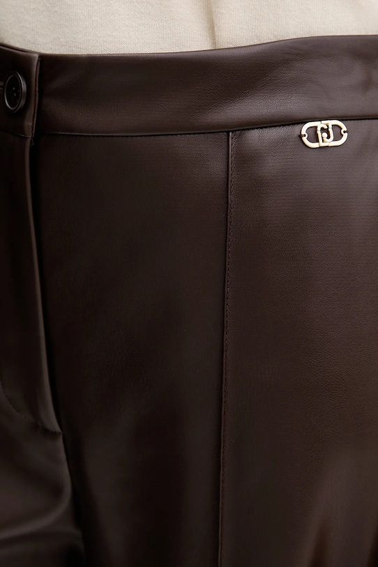 Παντελόνι Liu Jo καφέ MF5069.E0624