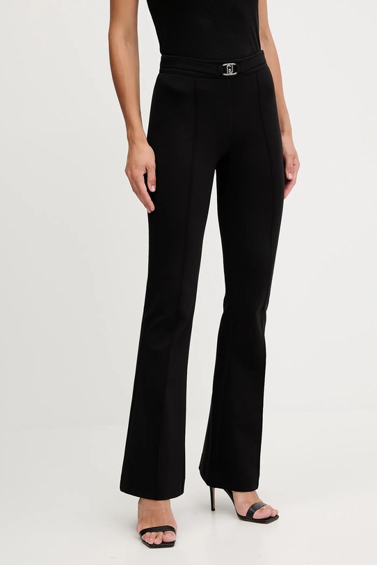 Liu Jo pantaloni tricotaj negru MF5143.J9189