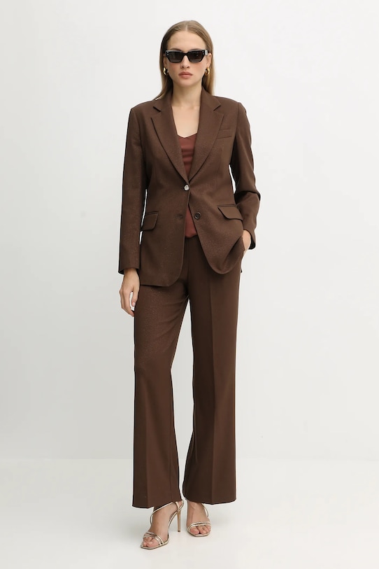 Liu Jo spodnie MF5349.T159A brązowy AW25