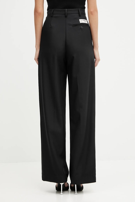 Oblečenie Nohavice Fiorucci Wide Leg Tailored Wool W02FPBPA464WO01BK01 čierna