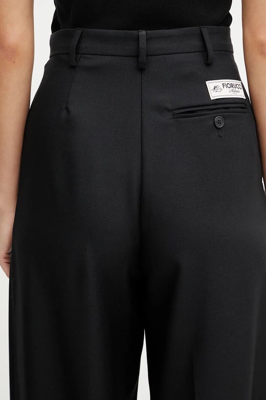 Fiorucci trousers Wide Leg Tailored Wool black W02FPBPA464WO01BK01