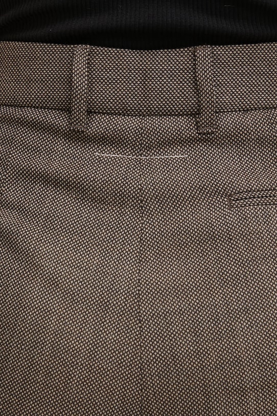MM6 Maison Margiela wool trousers brown S62KB0247.M35636.001F