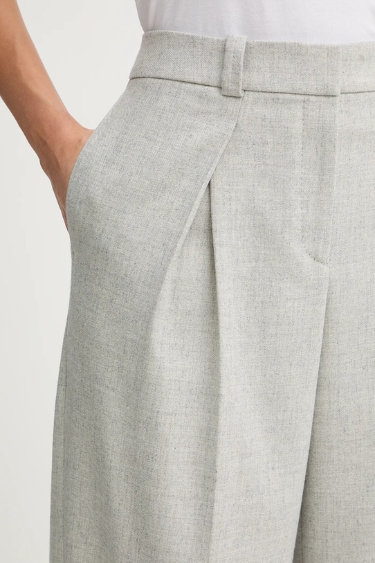 BOSS Orange spodnie z dodatkiem wełny szary 50547679