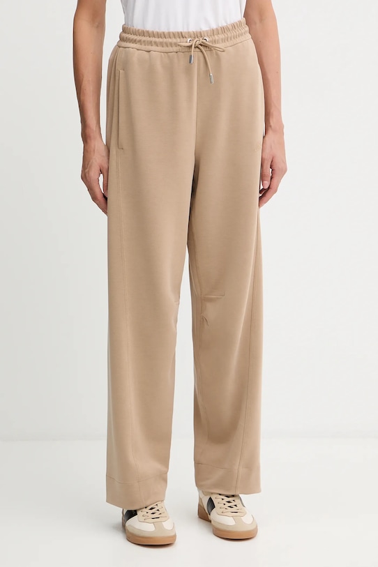 BOSS Orange spodnie dresowe z elastanem zielony 50547800