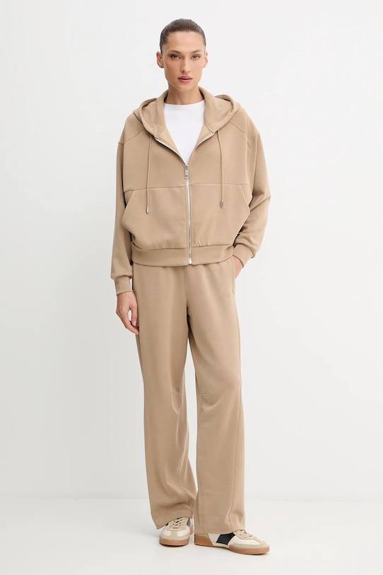 BOSS Orange spodnie dresowe 50547800 zielony AW25