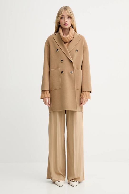Marella spodnie Emme by Marella 2525136151200 zielony AW25