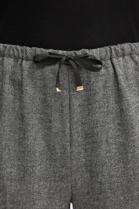 Marella pantaloni cu lână Emme by Marella gri 2525136022200