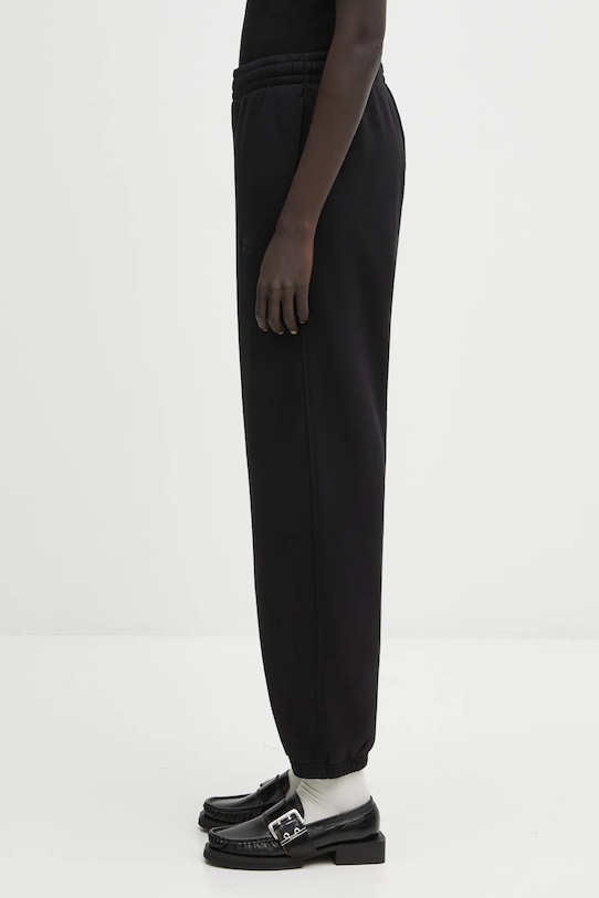 Anine Bing spodnie dresowe bawełniane karter A.03.11667 czarny AW25