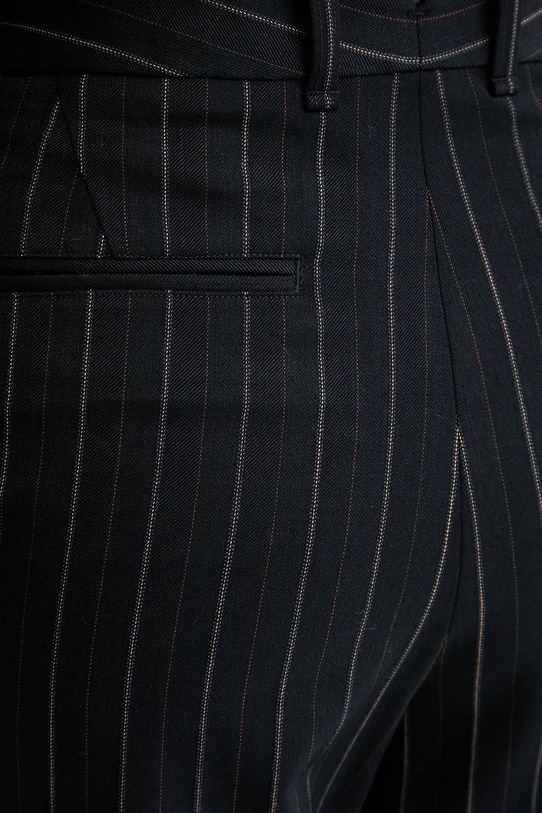 Rag & Bone spodnie z dodatkiem wełny granatowy RA1H25F7MCN