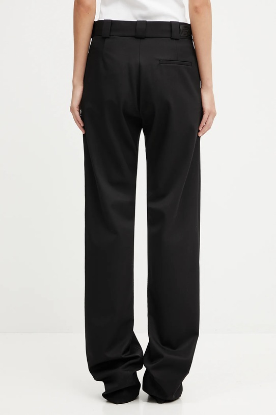 Odzież VETEMENTS spodnie z wełną Fitted Tailored WH76TP300SB czarny